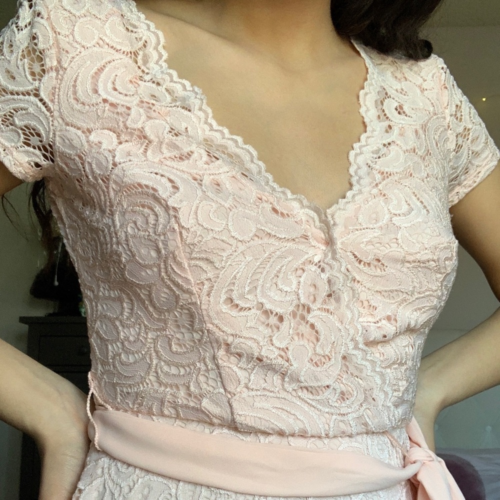 Macy’s Baby Pink Skater Dress